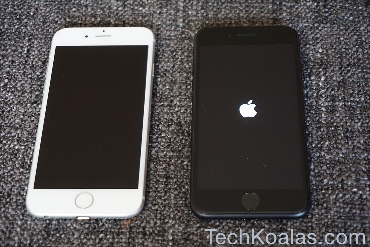 iPhone 7 side by side iPhone 6