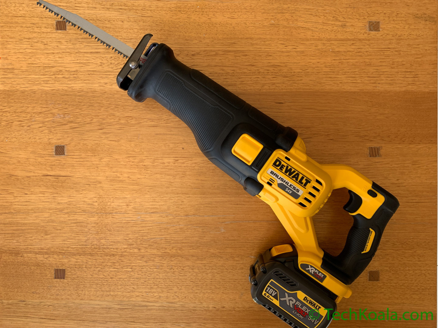 Dewalt 54V Cordless Brushless Reciprocating Saw DCS388N - Packaging and